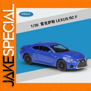 Lexus RC F 1:36 Diecast Model in Blue