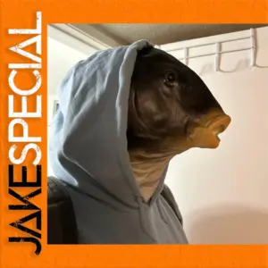 Realistic Black Carp Full-Face Mask