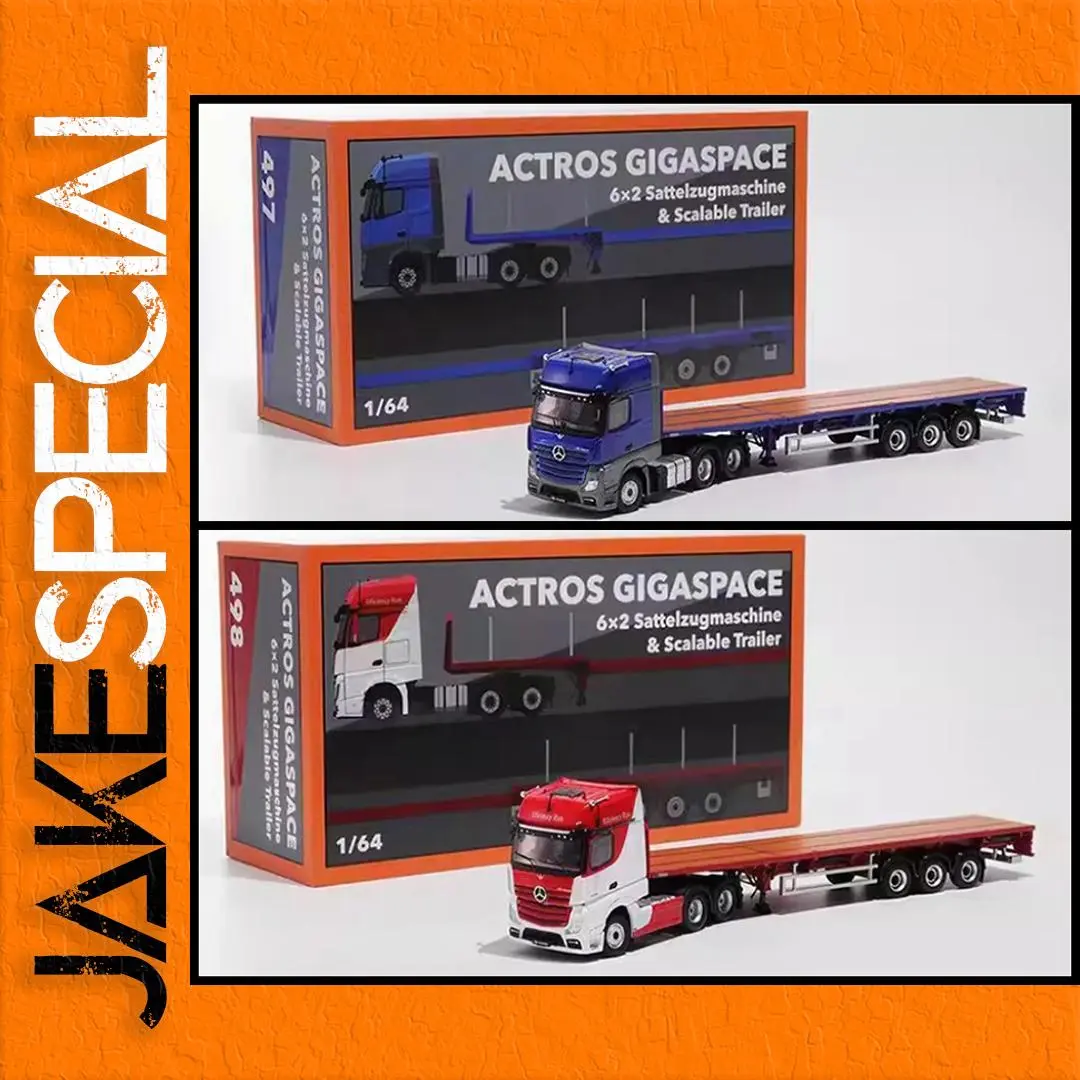 1:64 Scale Diecast 3-Axle Actros Gigaspace Truck 1 1:64 Scale Diecast 3-Axle Actros Gigaspace Truck