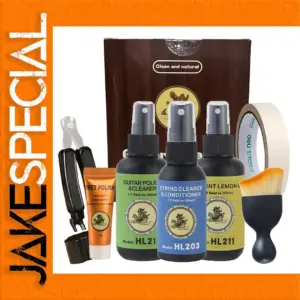 Guitar Cleaning Kit with Essential Care Products