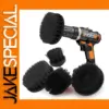 Drill Scrubber Brush Kit with 4 Brush Sizes