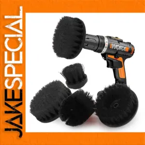 Drill Scrubber Brush Kit with 4 Brush Sizes