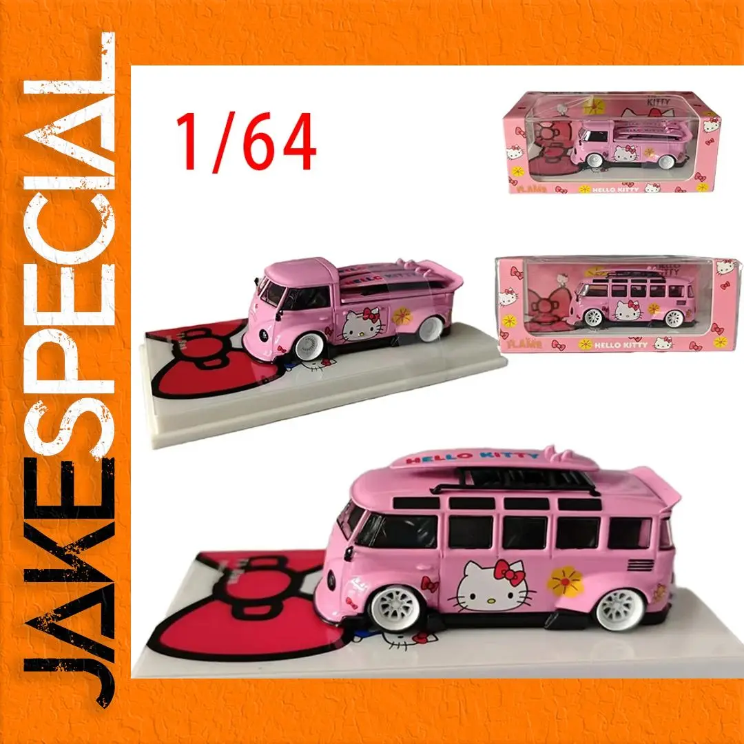 Diecast VW RWB T1 Bus 1/64 Scale Model 1 Diecast VW RWB T1 Bus 1/64 Scale Model