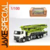 Diecast 1:100 Concrete Pump Truck Model