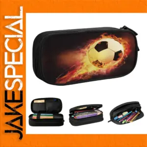 Fire Balls Sports-Themed Pencil Case