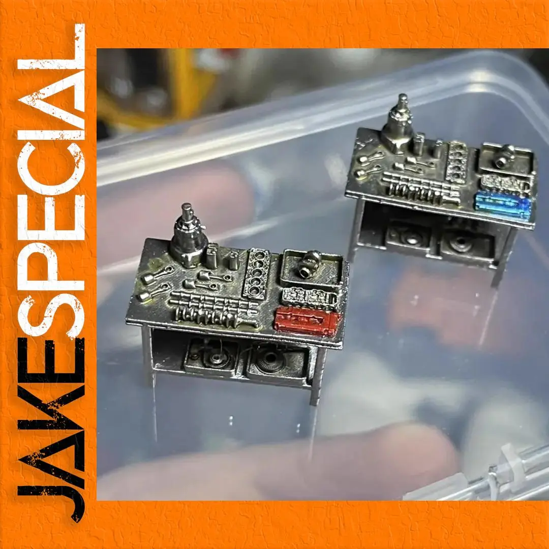 1:64 Scale Auto Repair Table Diorama Model 1 1:64 Scale Auto Repair Table Diorama Model