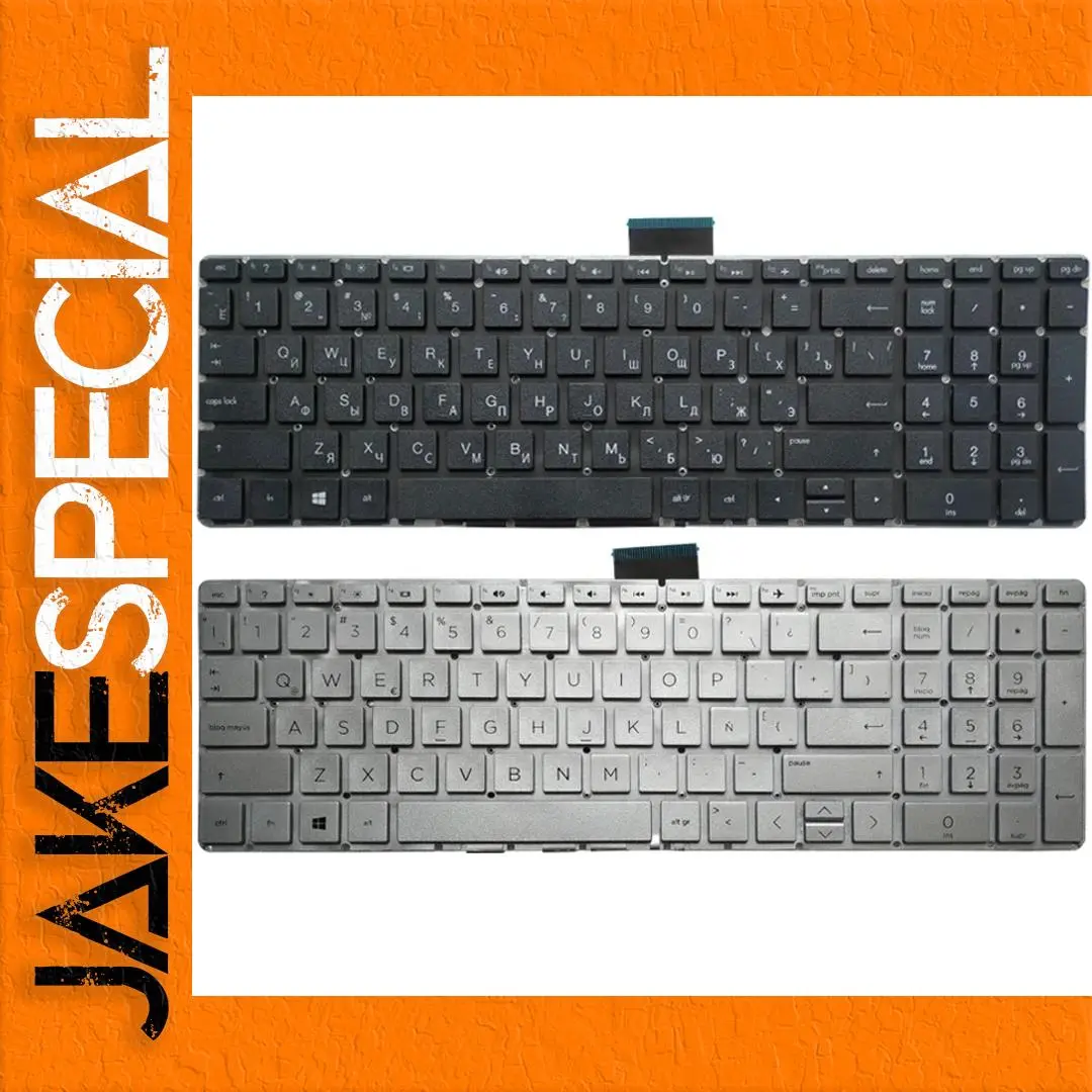 HP Laptop Replacement Keyboard - Black/Silver 1 HP Laptop Replacement Keyboard - Black/Silver