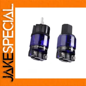 HIFI Power Plug with Rhodium End 15A 250V