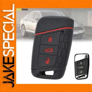 3-Button Silicone Key Cover for VW and Skoda