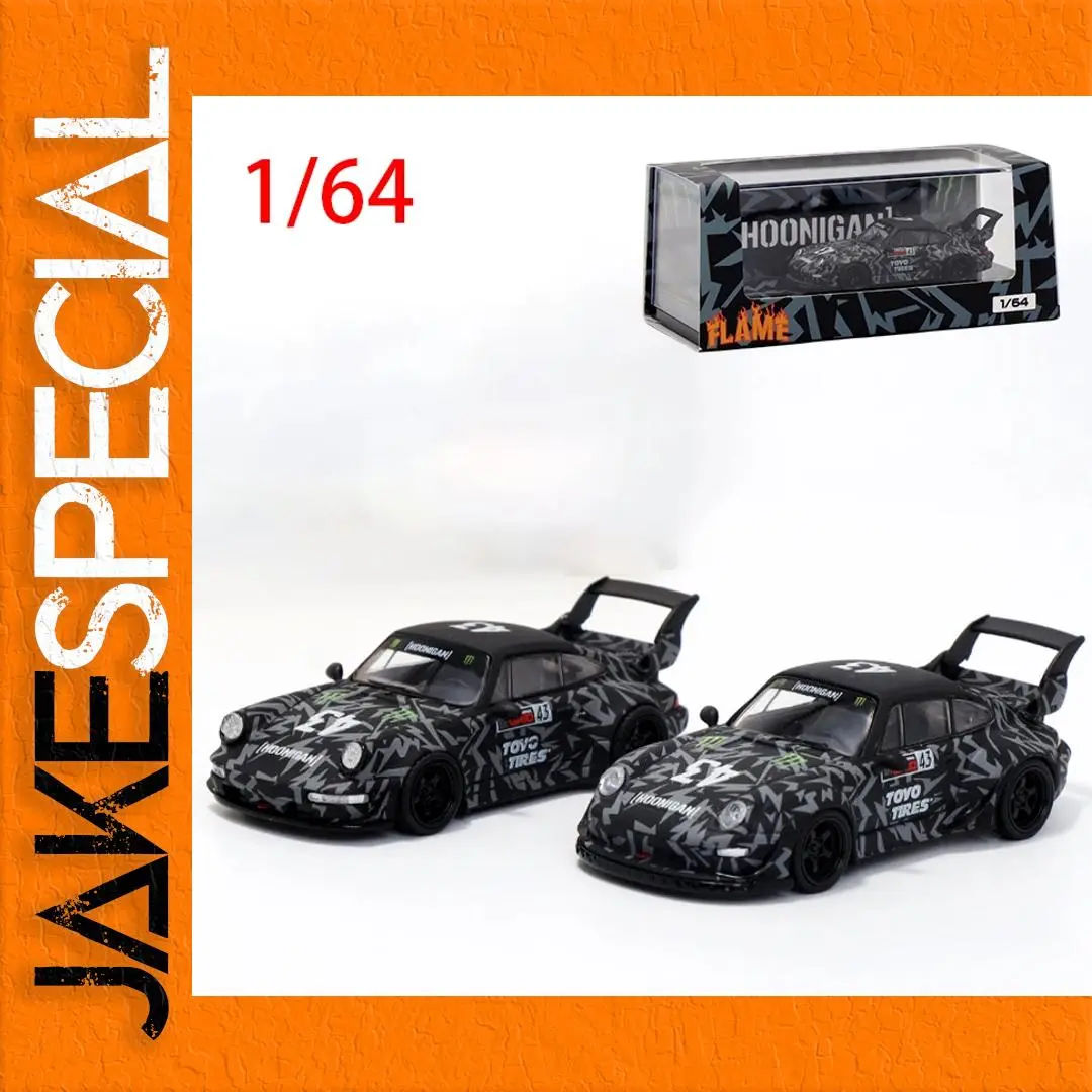 Flame 1:64 Diecast Porsche Model Car Set 1 Flame 1:64 Diecast Porsche Model Car Set