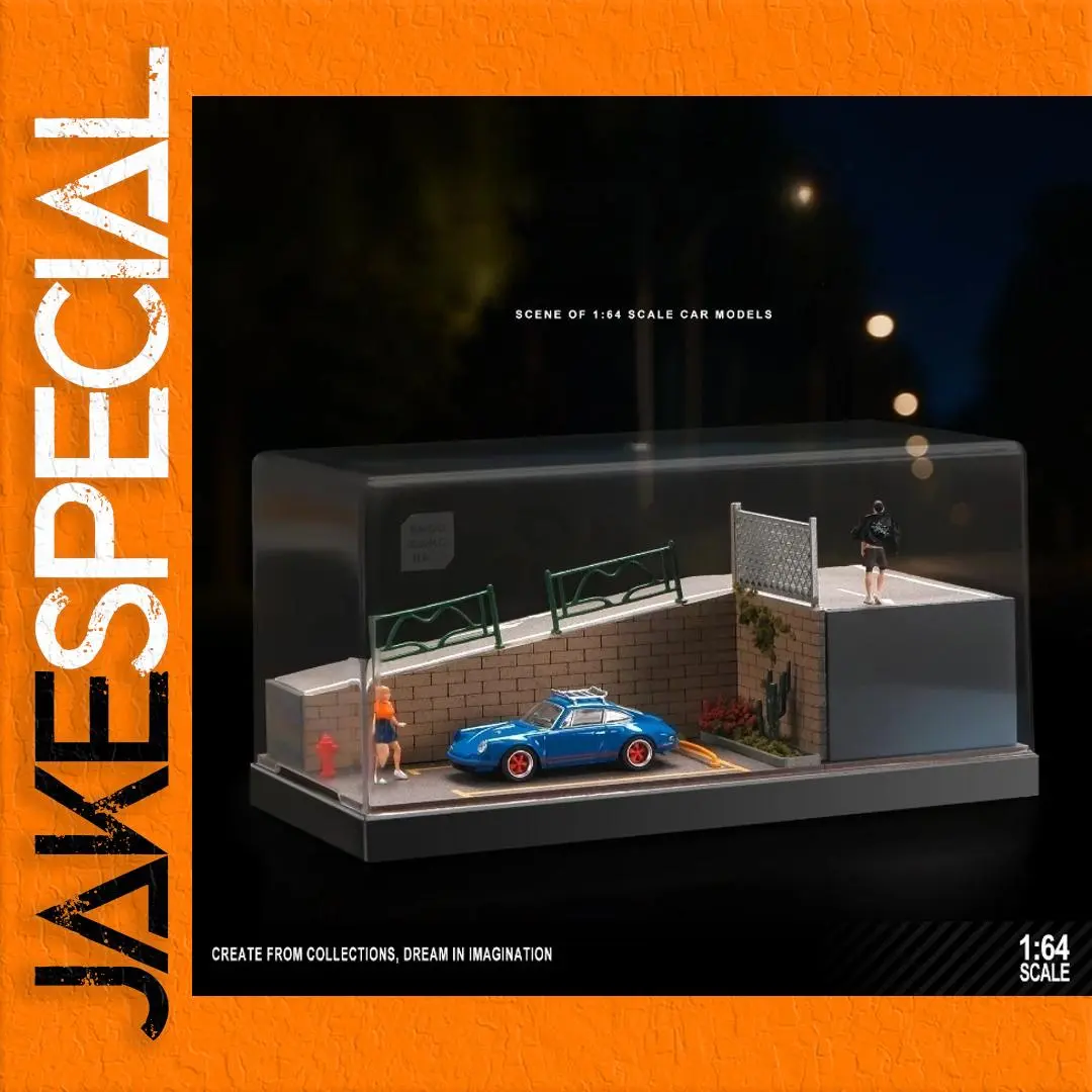 Steep Slope Street Miniature Scene for 1/64 Cars 1 Steep Slope Street Miniature Scene for 1/64 Cars