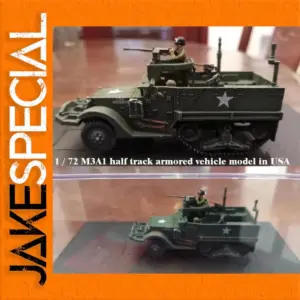 1/72 Scale M3A1 Half Track Model Vehicle