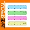 Set of 4 Multicolor Flexible Rulers 15cm