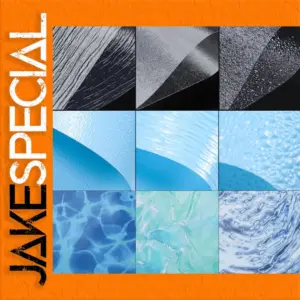 Simulation Water Ripple Texture Sticker Set