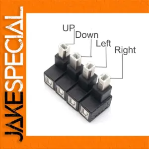 90 Degree USB 2.0 B Type Extension Adapter
