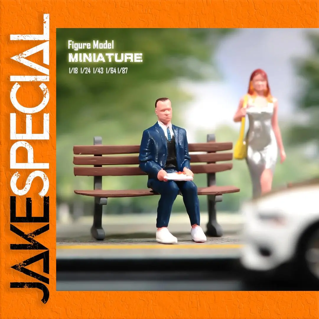 Urban Life Miniature Model Scene with Figures 1 Urban Life Miniature Model Scene with Figures