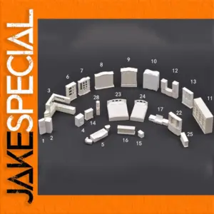 1:50 Scale Indoor Furniture Model Set of 10