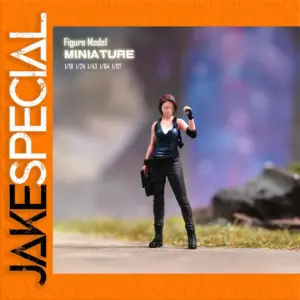 Adventure Girl Miniature Figure Model for Collectors