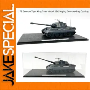 1945 German Tiger King Tank Model 1:72 Scale