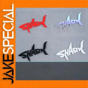 Vibrant SHARK Stickers for Electric Motorcycles