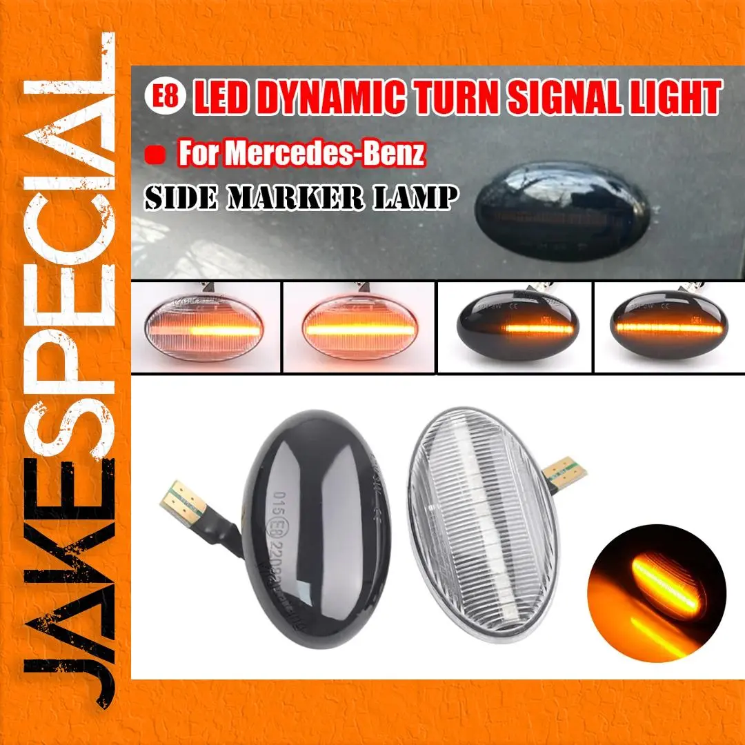 Dynamic LED Turn Signal Lights for Mercedes-Benz 1 Dynamic LED Turn Signal Lights for Mercedes-Benz