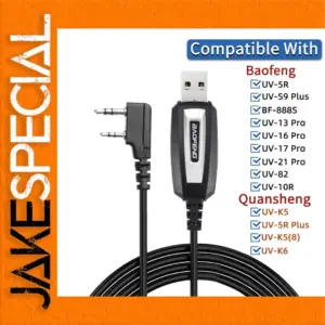 USB Programming Cable for Baofeng Radios