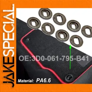 Car Floor Mat Fastener Clips for VW, Seat, Skoda