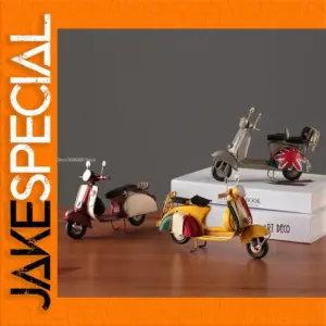 Retro Mini Iron Motorcycle Model Set