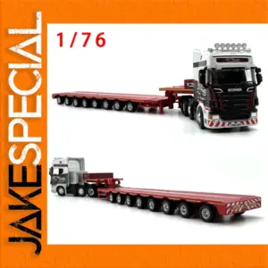 1:76 Scale Diecast Scania Multi-Axle Trailer Model