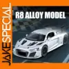 1:24 R8 LMS GT2 Supercar Diecast Model