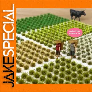 Model Grass Tufts 104 Pieces for Dioramas