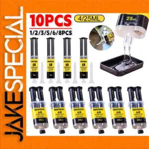 AB Epoxy Resin Glue for Metal, Glass, Wood