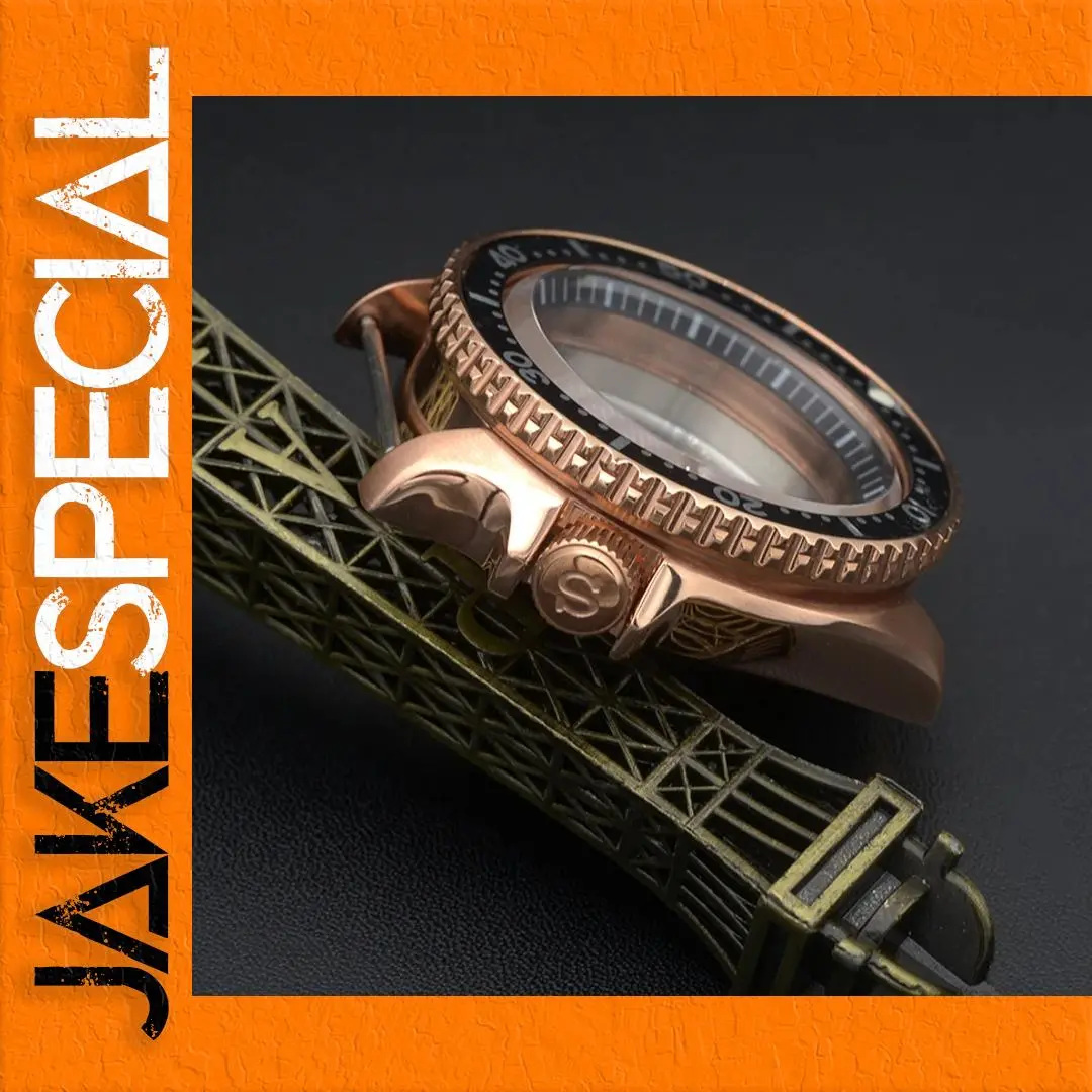 42mm Rose Gold Watch Case for SKX007 SKX009 1 42mm Rose Gold Watch Case for SKX007 SKX009