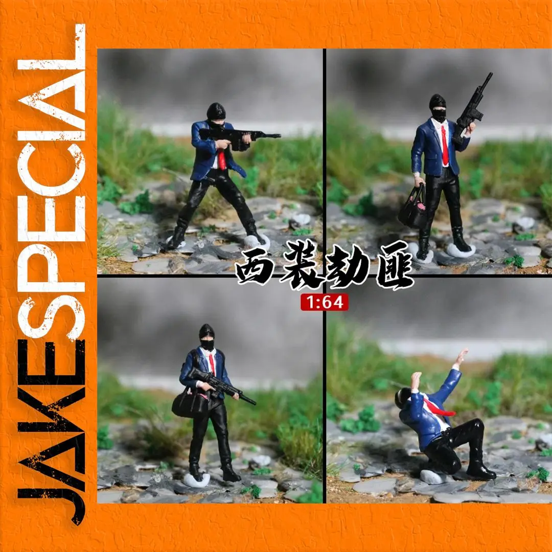 1:64 Scale Hand-Painted Resin Miniature Figures 1 1:64 Scale Hand-Painted Resin Miniature Figures