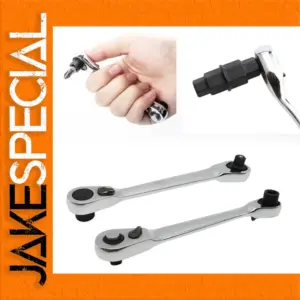 Portable Chromium-Vanadium Ratchet Wrench