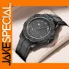 Sleek Men's Quartz Watch with Silicone Band