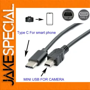 Type C to Mini USB OTG Cable 30 cm 480 Mbps