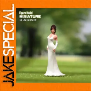 Elegant Miniature Doll Figure in Multiple Scales