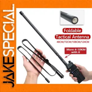 ABBREE Foldable Tactical Antenna 48-124CM