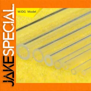 10-Piece Acrylic Tubes Set for Modeling Projects