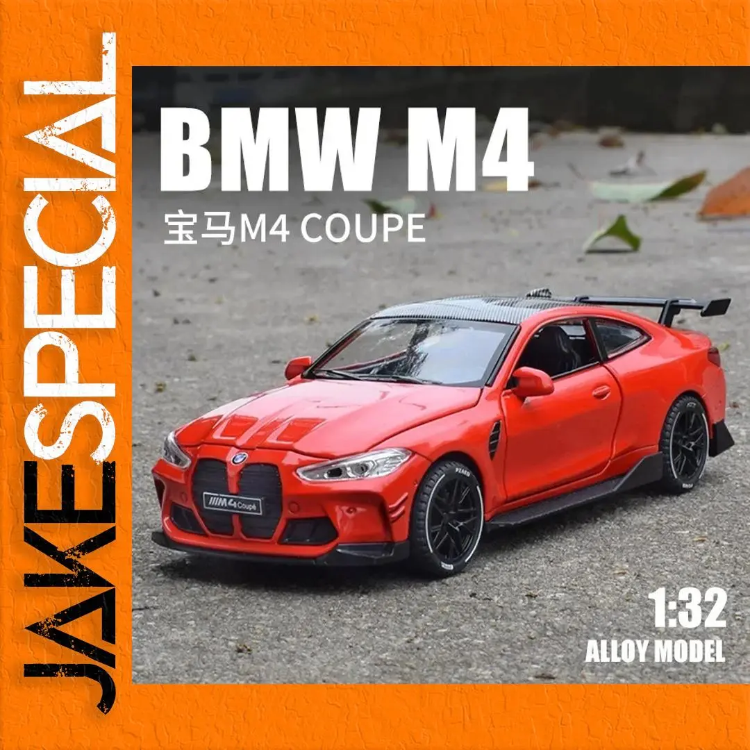 BMW M4 Coupe 1:32 Diecast Model with Sounds 1 BMW M4 Coupe 1:32 Diecast Model with Sounds