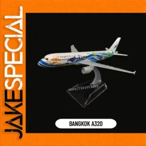 Bangkok Air Airbus A320 Diecast Model 1:400