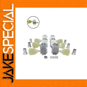 Jade Electric Guitar Tuner Peg Set with Chrome