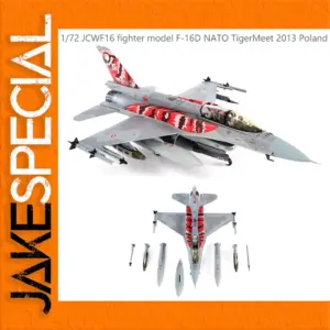 F-16D Fighter Model 1/72 Scale Diecast