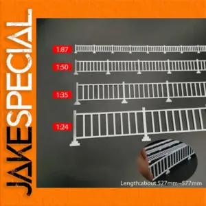 Diorama Miniature Railing Kit 2Pcs Set