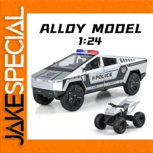 1:24 Scale Diecast Police Pickup Truck Model