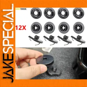 Set of 12 VW Floor Mat Clips for Various Models