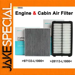 Hyundai Kia Engine and Cabin Air Filter Set