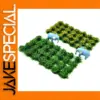 Vibrant Grass Cluster Set for Model Scenery