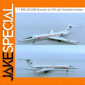 TU-134-UB-L Diecast Model 1:400 Scale